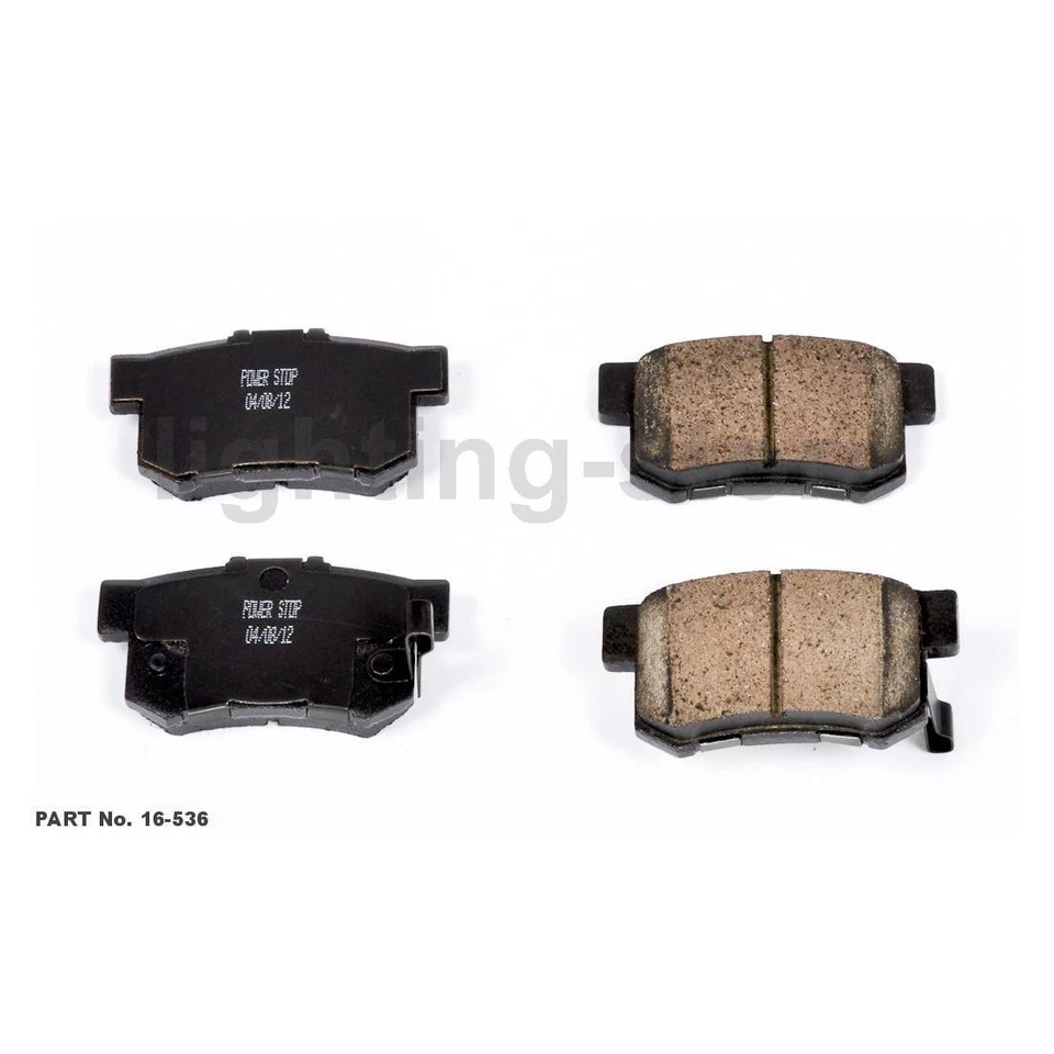 Juego de pastillas de freno de disco delanteras traseras rotor de freno de disco para Acura 2002-2004 RL 6 piezas Foto 3 de 4