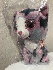 Ty Beanie Boo LINDI the Tie Dyed Kitty Cat 6" NEW MWMTs Plush Stuffed Animal Toy