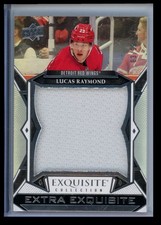 2022-23 Upper Deck Black Diamond Exquisite Collection Extra Jersey Lucas Raymond