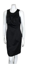 The Limited Event Black Dress SZ 8 LBD Beaded Event Sleeveless Party Cocktail