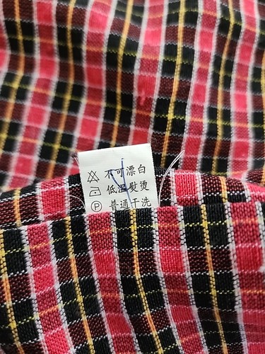 Gilet rosa vintage di ispirazione asiatica ricamato L verde rosso boho arte popolare cottage - Foto 12 di 14
