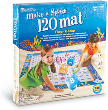 Make a Splash 120 Mat Floor Game - Math Manipulatives, Addition and Subtraction