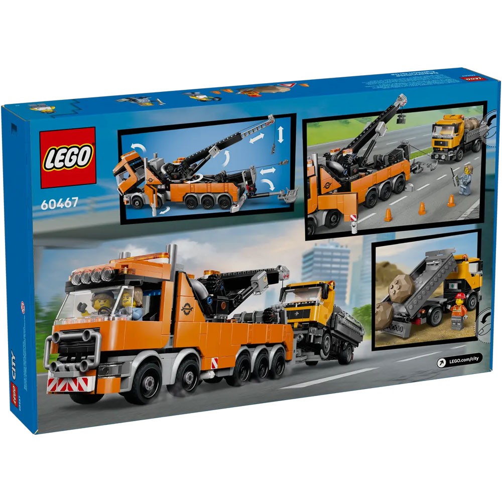 LEGO City Heavy-Duty Recovery Tow Truck with Crane Complete Set