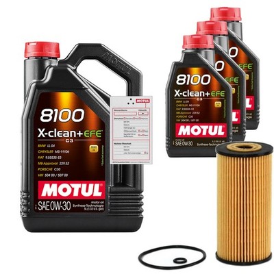 SCT Ölfilter 8L MOTUL 8100 X-CLEAN 0W-30 für KIA Sportage 2.0 CRDi AWD