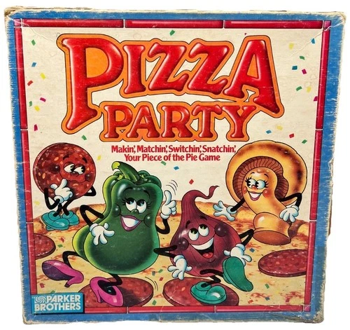 Vintage 1987 PIZZA PARTY Board Game Parker Brothers COMPLETE with Instructions