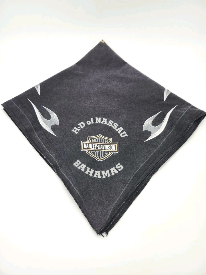 Harley-Davidson Cycles Bandana BAHAMAS Nassau Talla 24x24 Foto 3 de 4