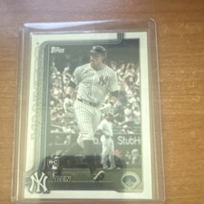 Topps 2025 Series 1 Ben Rice Rookie #337 New York Yankees MLB Baseball Card