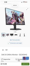 Dell 24 240Hz Monitor - SE2426HG