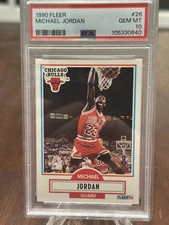 #2 1990 Fleer #26 Michael Jordan Chicago Bulls HOF PSA 10 GEM MINT