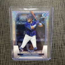 2023 Bowman - Jonathan Aranda #28 Chrome Mojo Refractor (RC)