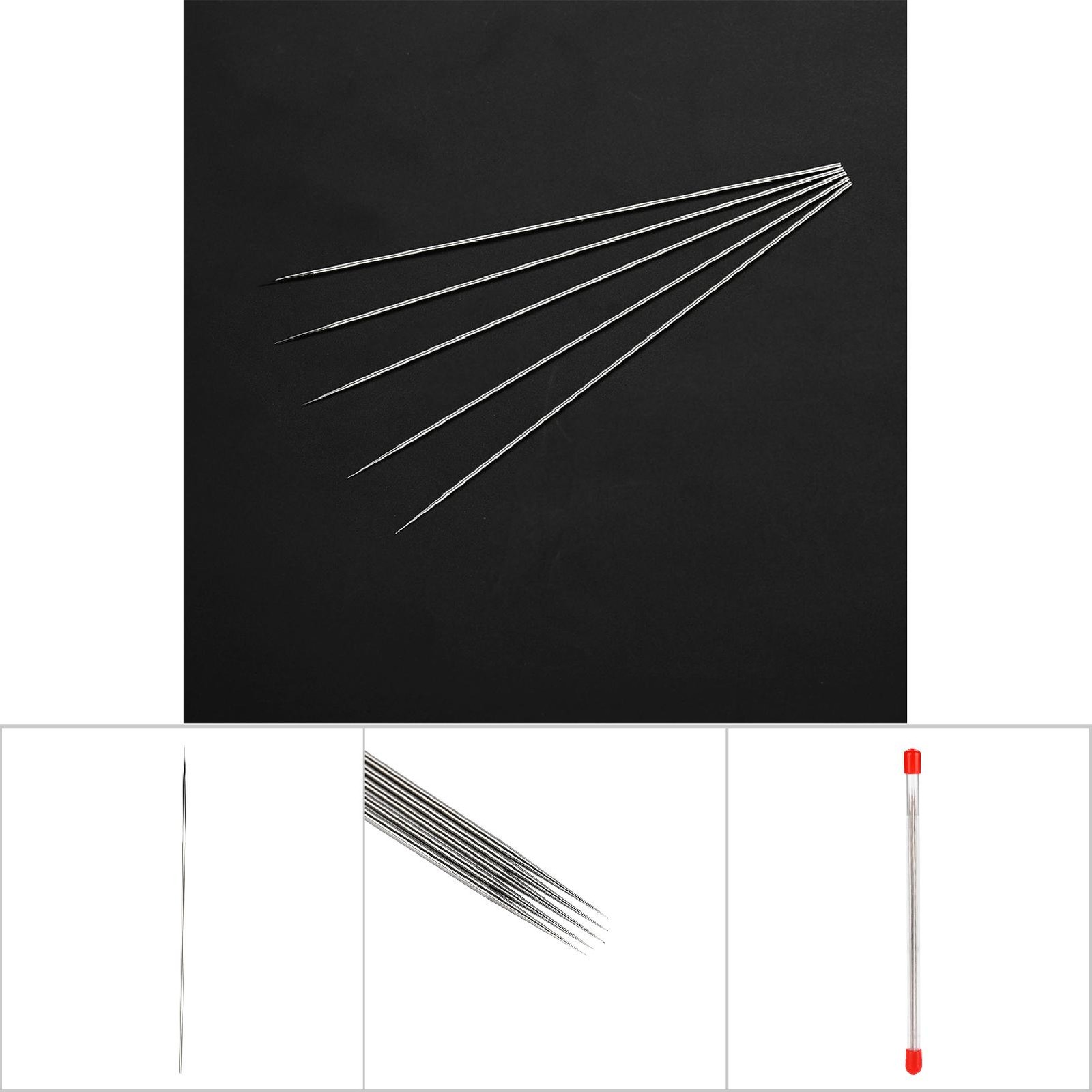 °5pcs Airbrush Needle Accessories Painting Machine Gravity Feed Part Fluid 0.2mm