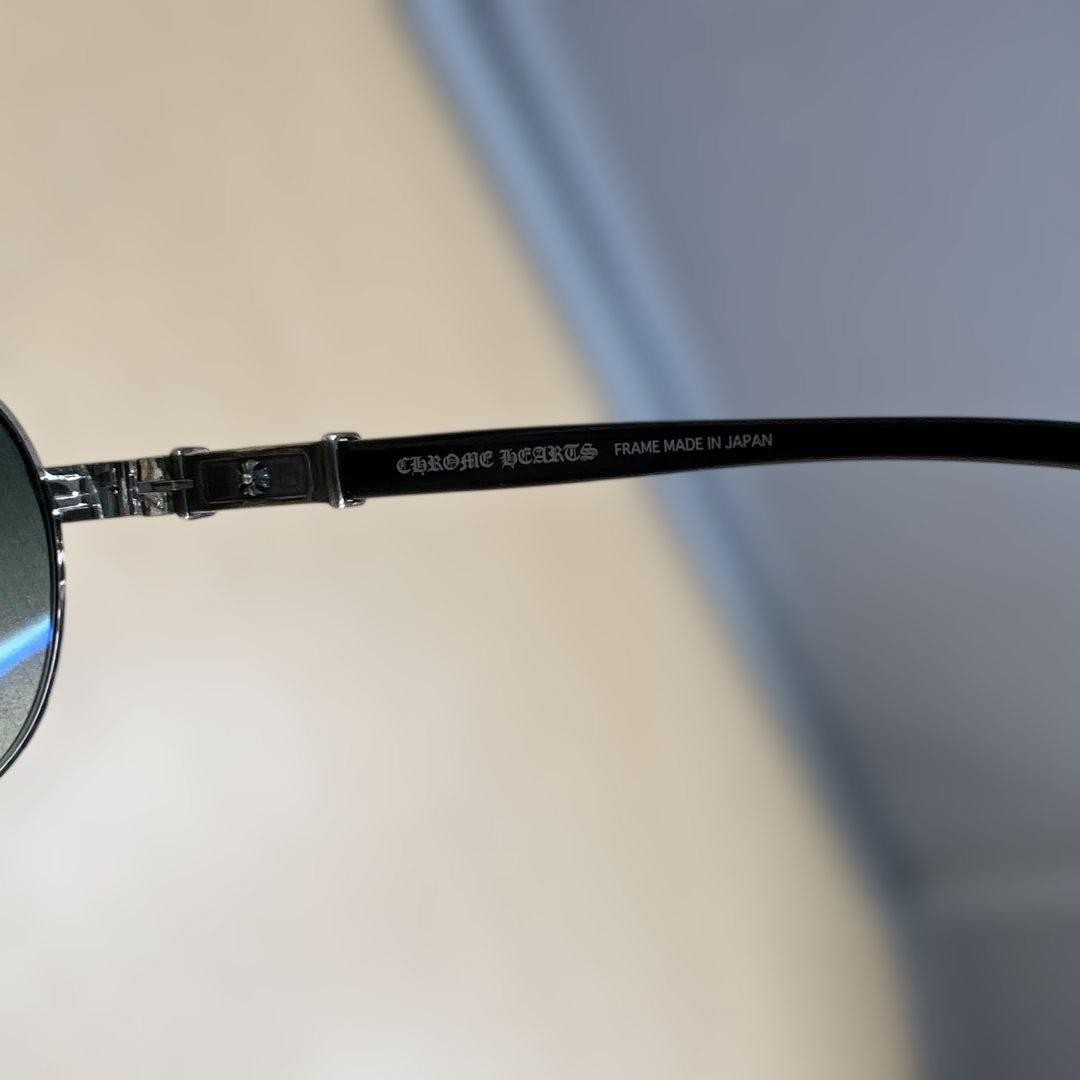 Chrome Hearts Baby Beast Sunglasses Shiny Silver Black Used thumbnail 6