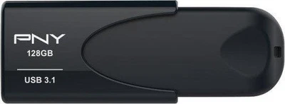 PNY Attaché 4 3.1 schwarz 128 GB, USB-A 3.0 Stick - Bild 1 von 4