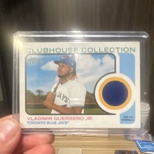 Topps 2022 Heritage Clubhouse Relic Vladimir Guerrero Jr. Blue Jays CC-VG