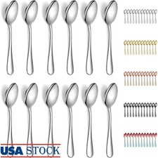 12 Piece Stainless Steel Spoon Set Multi-functional Cutlery Easy to Clean New