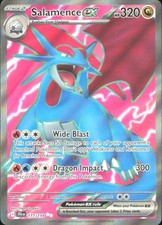 Pokemon TCG - Salamence ex - SV09: Journey Together 177/159 NM