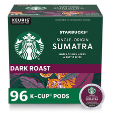 K-Cup Coffee Pods, Dark Roast Coffee, Sumatra for Keurig Brewers, 100 Arabica,