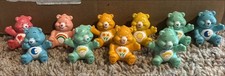 Vintage Care Bears 1980s Kenner PVC 3" Poseable 10 Figure Lot