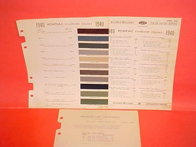 1940 PONTIAC 6 8 TORPEDO SPECIAL DELUXE CONVERTIBLE TOURING SEDAN PAINT CHIPS SW