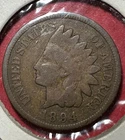 1894 US Indian Head Cent! Lower Mintage! Good! Old US Coin!