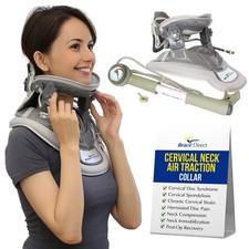 Cervical Neck Air Traction Collar Relief for Neck and Shoulder Pain and Tension