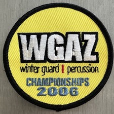 WGAZ Winter Guard Percussion Patch - Championship 2006
