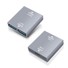 USB to USB Splitter USB Female to Dual USB 3.0 Female 10A Fast Charging Adapt...