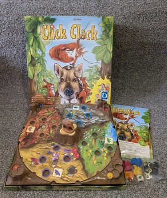 Seltenes Click Clack 3D Brettspiel von Queen Games 2008