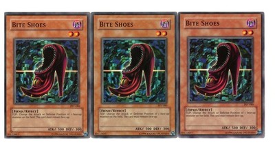 Yugioh- 3X Bite Shoes - Common - Unlimited - PSV-080 - Near Mint