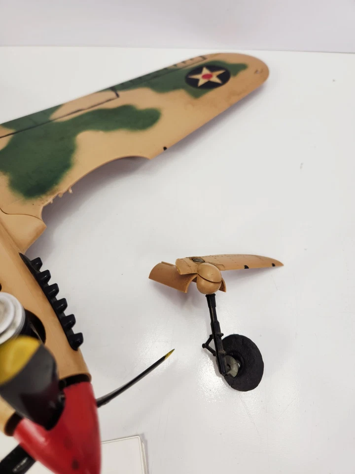 Vintage COX P-40 Warhawk Control Line Airplane  As Is  - Image 4 of 4