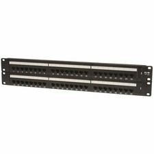 Tripp Lite 48-Port Cat5e Cat5 Rackmount Patch Panel 568B 110 Punch 2URM N052048