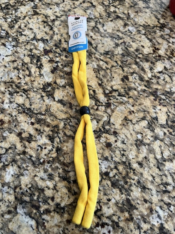 Chums Cotton Original Adjustable Length Cord Yellow for Glasses Sunglasses