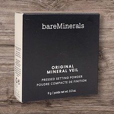 bareMinerals ORIGINAL MINERAL VEIL Pressed Setting Powder SHEER DEEP 0.3 oz Box