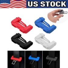 Car Seat Belt Buckle Clip Silicone Anti-scratch Protector Cover Protective Strip