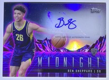 2024 Topps Midnight Ben Sheppard Rookie Horizon Signatures Auto Pacers RHS-BES