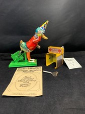Vintage Juyou Rapping Duck Wind Up Tin Toy