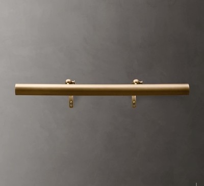 RH Restoration Hardware 18  Gallery Grand Picture Light Brass Brand New $642 RT
