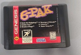 Sega Genesis System Model 1601 16 Bit Console Bundle - Works w/ Wireless Gamepad