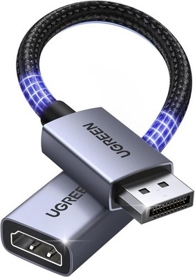 UGREEN 4K Displayport auf HDMI Adapter, Unidirektional DP auf HDMI 4K@30Hz
