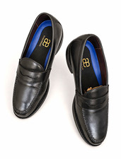 Allen Edmonds Kenwood Penny Loafers Men's Size 10 E Black Leather Slip On USA