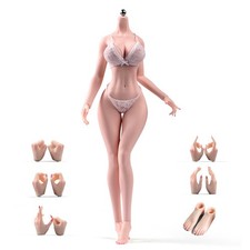 1/6 YM501 Large Bust Pale Thin Waist Seamless Body For 12