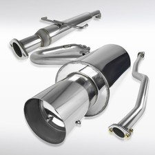 Fit 2005-2010 Scion Tc Chrome Ss N1 Catback Exhaust Muffler System Kit Fit 2005-2010 Scion Tc Chrome Ss N1 Catback Exhaust Muffler System Kit