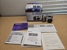 VINTAGE OLYMPUS Camedia C-3020 Zoom 3.2mp Digital Camera TESTED C3 