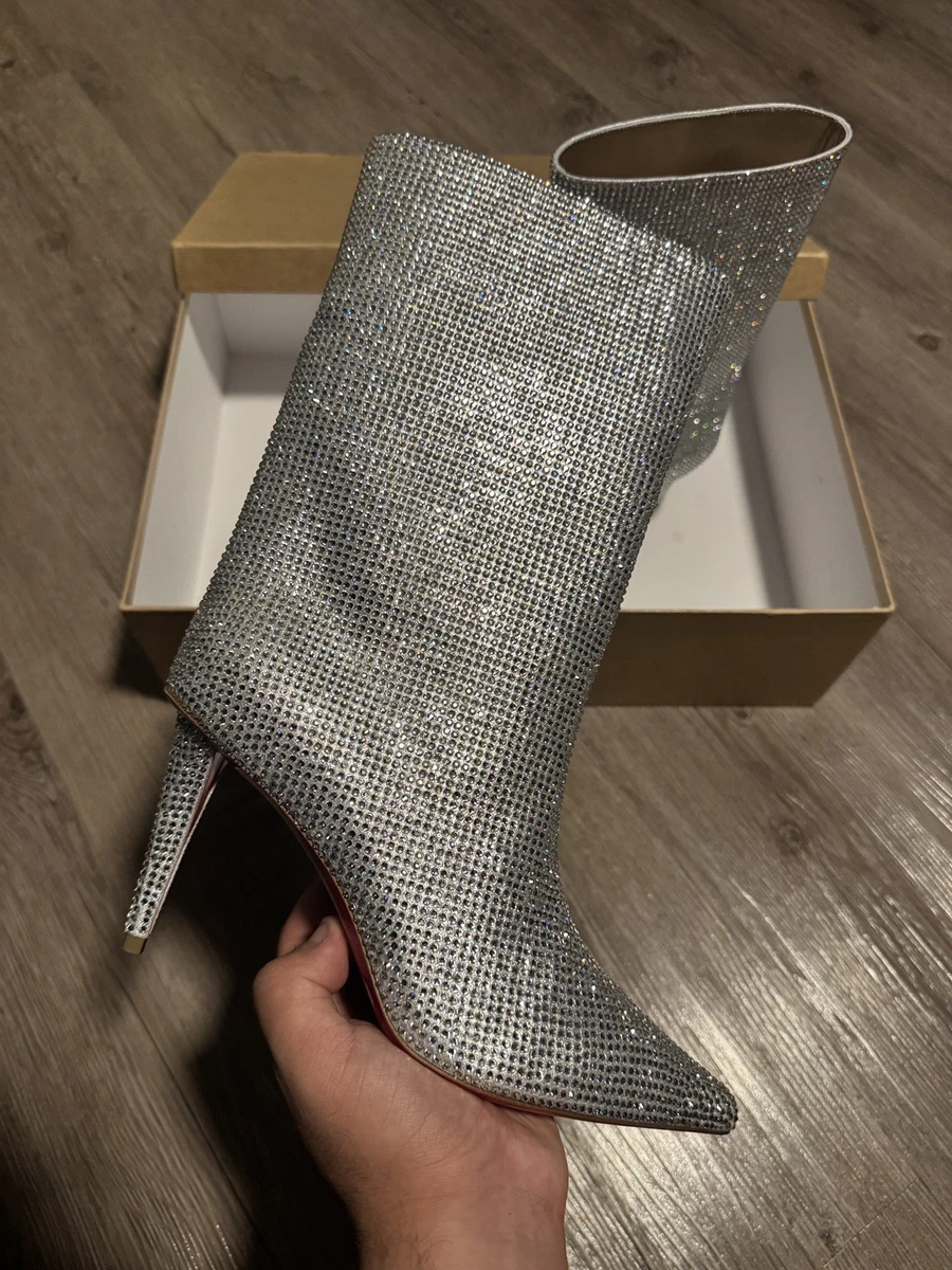 Christian Louboutin フラットシューズ スワロフスキー 38 フラット