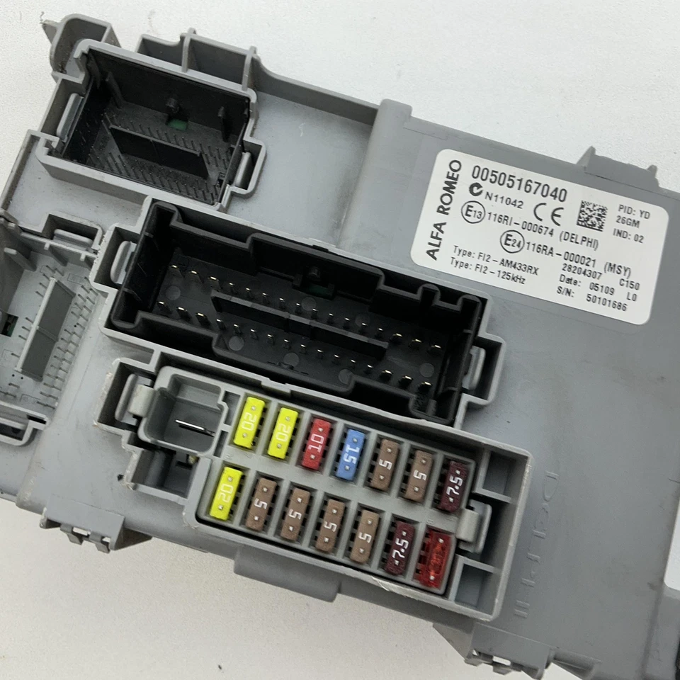 BODY COMPUTER PER ALFA ROMEO Mito Serie (955_) 00505167040 (08>) - Immagine 2 di 4