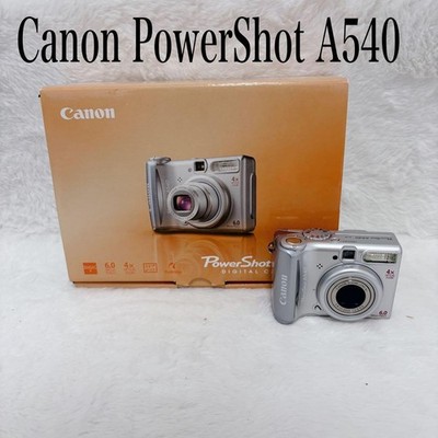 Canon PowerShot A540 silber Kompakt-Digitalkamera getestet funktioniert Japan