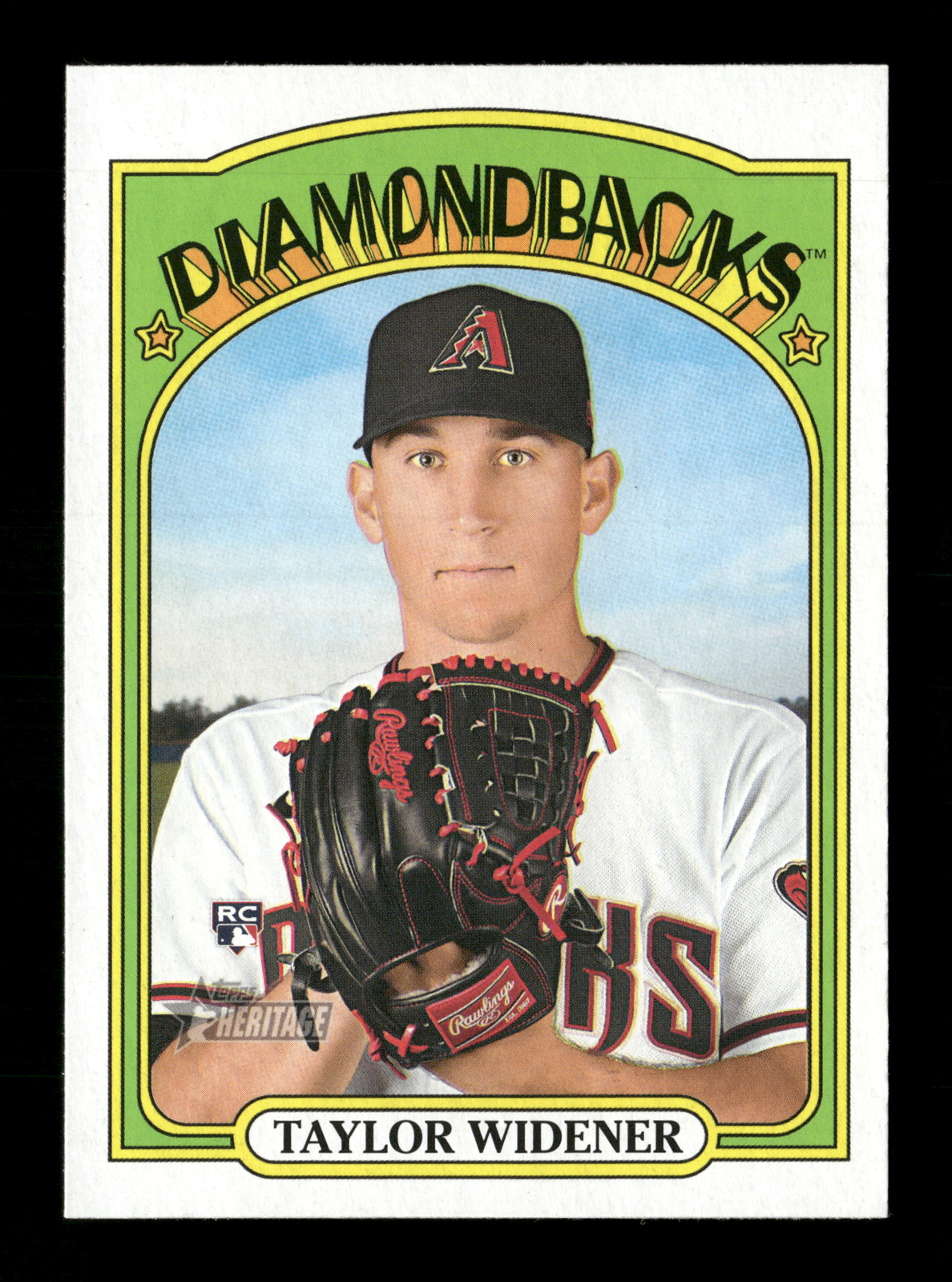 2021 Topps Heritage #596 Taylor Widener RC Arizona Diamondbacks