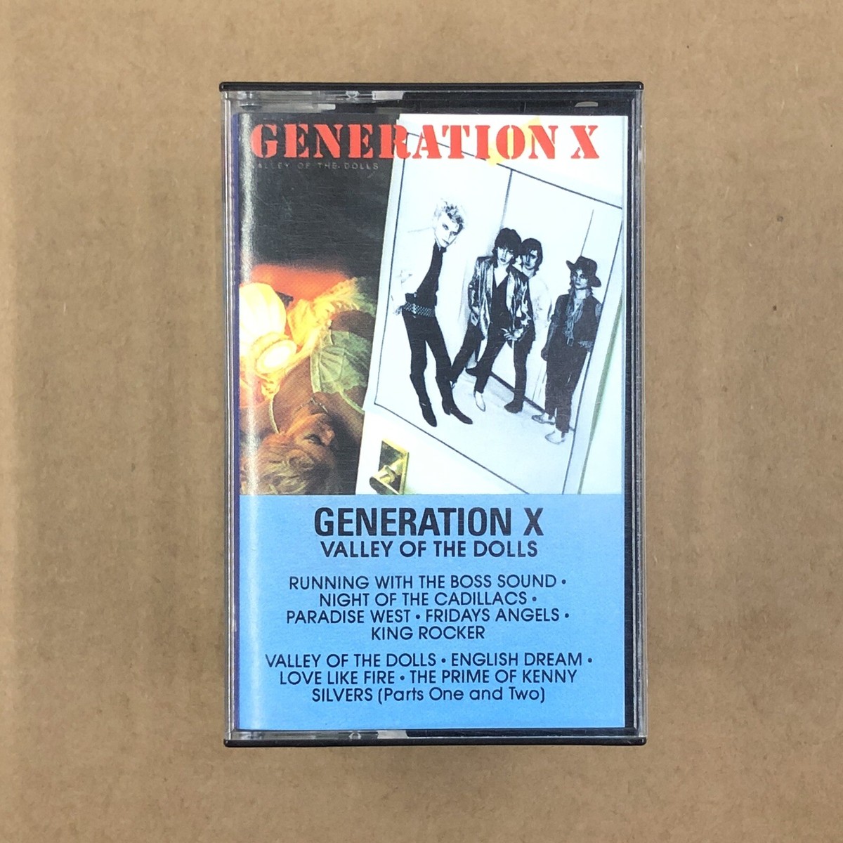 GENERATION X Cassette Tape 70s Punk New Wave VALLEY OF THE DOLLS