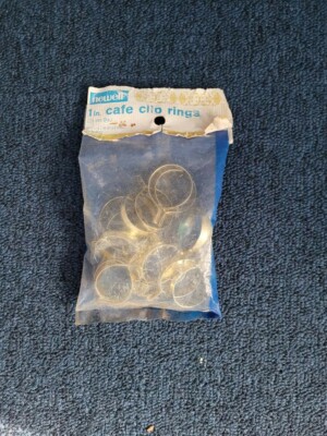 Vintage Newell Clip-On Cafe Rings (14) - 7/8 Inch
