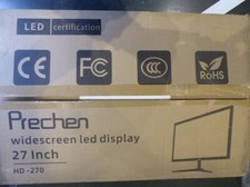 PRECHEN HD-270 27" HD-270 WIDESCREEN DISPLAY MONITOR W/ STAND  POWER ADAPTER